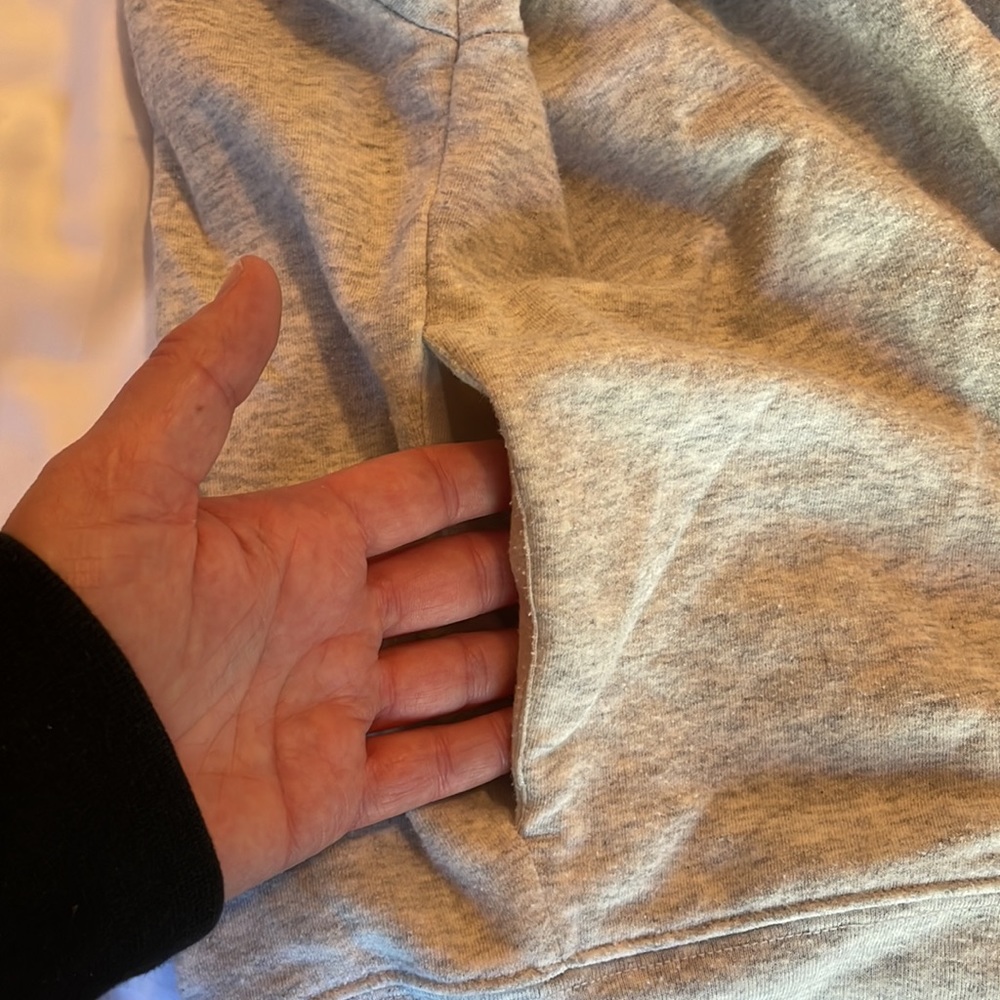 VS PINK Heather grey zip hoodie size SM - Picture 5 of 6